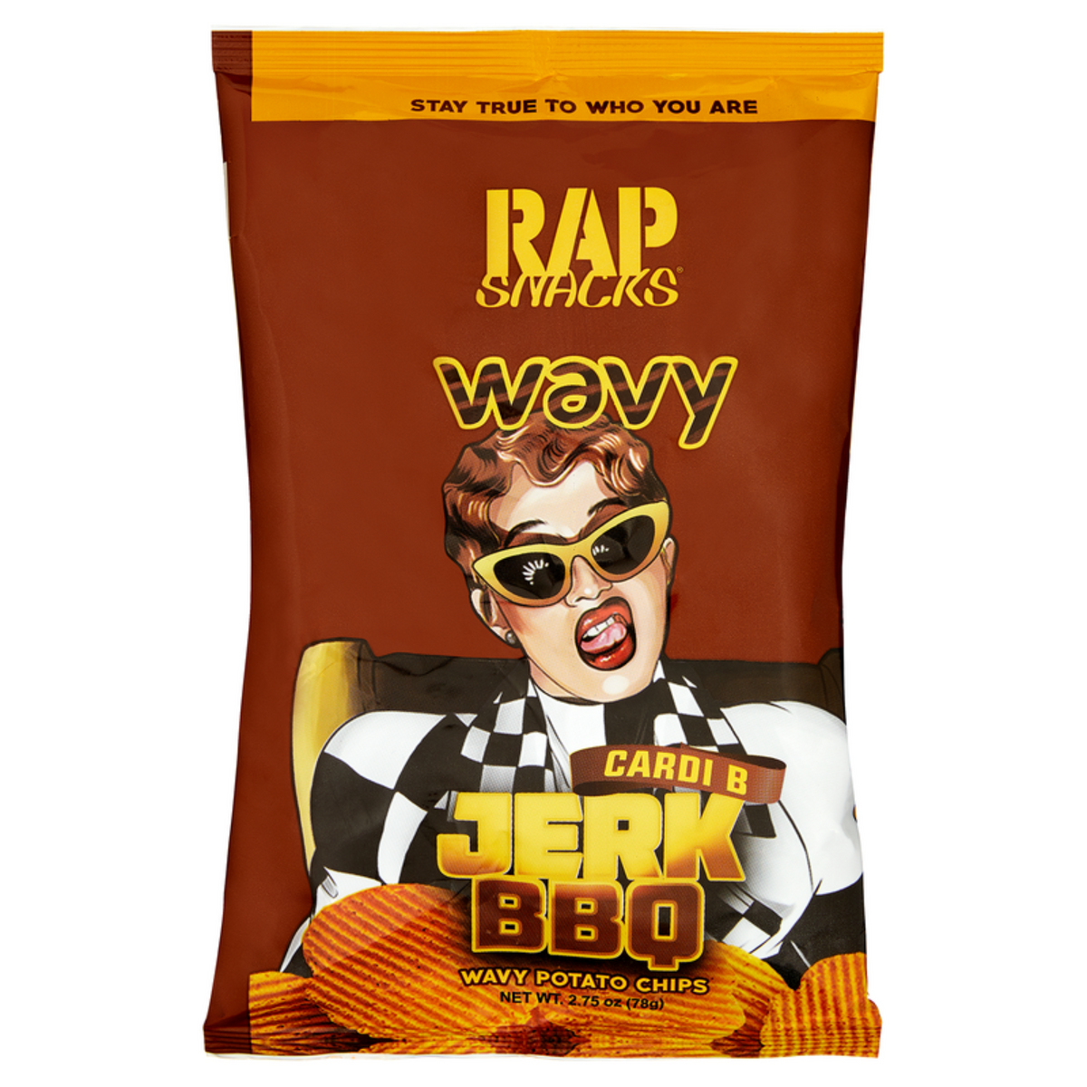 Rap Snacks Wavy Jerk BBQ Cardi B 78g Gilchrist Exotics