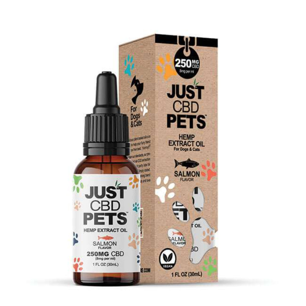 JUSTCBD OIL FOR PETS 30ML – SALMON (250mg)