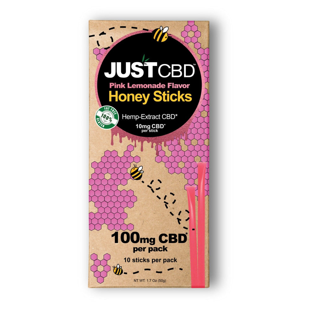 CBD Honey Sticks 100mg - Pink Lemonade