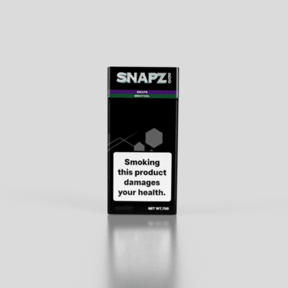 Snapz Duo Hemp Cigarettes - Menthol/Grape (10 pack)