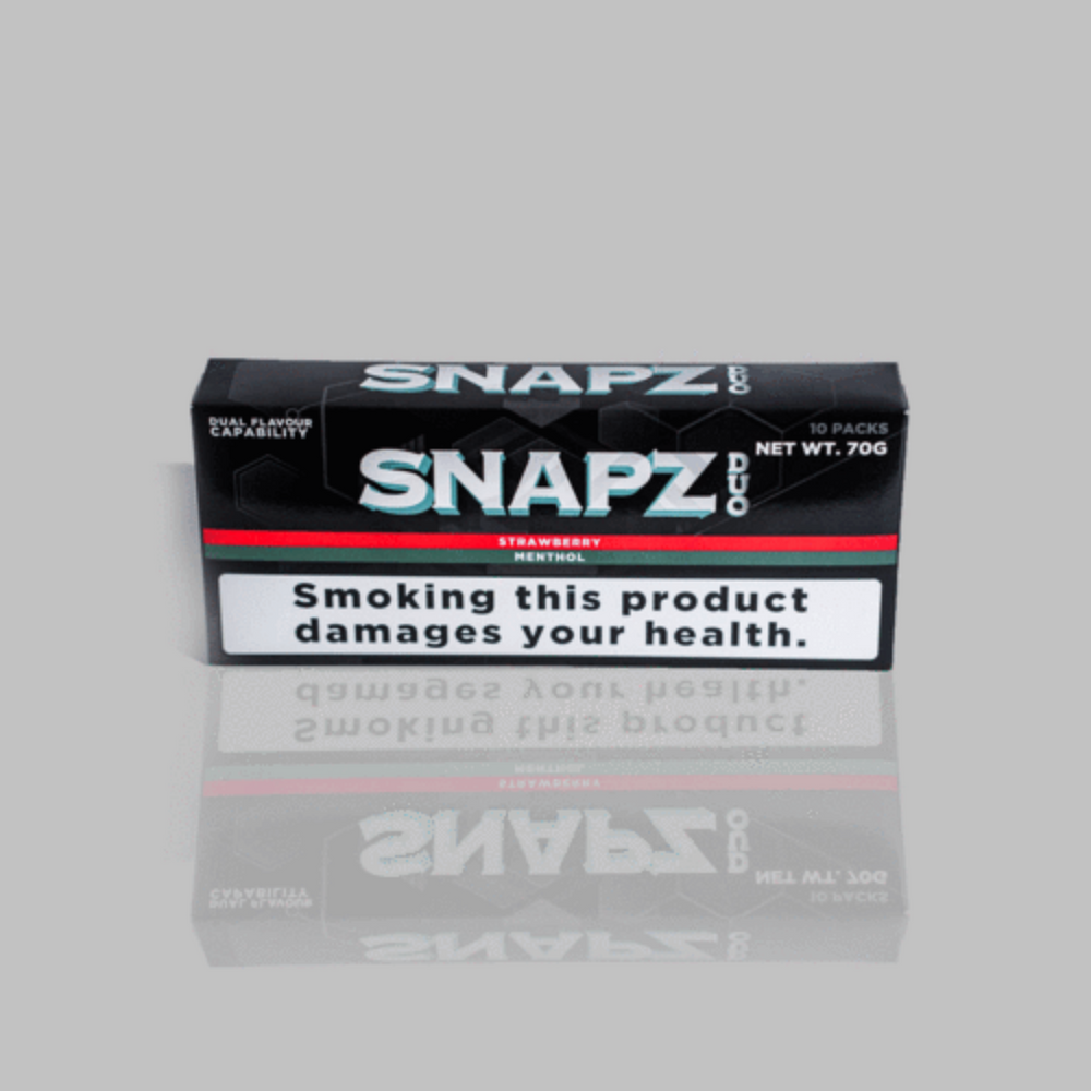 Snapz Duo Hemp Cigarettes - Menthol/Strawberry 10 pack