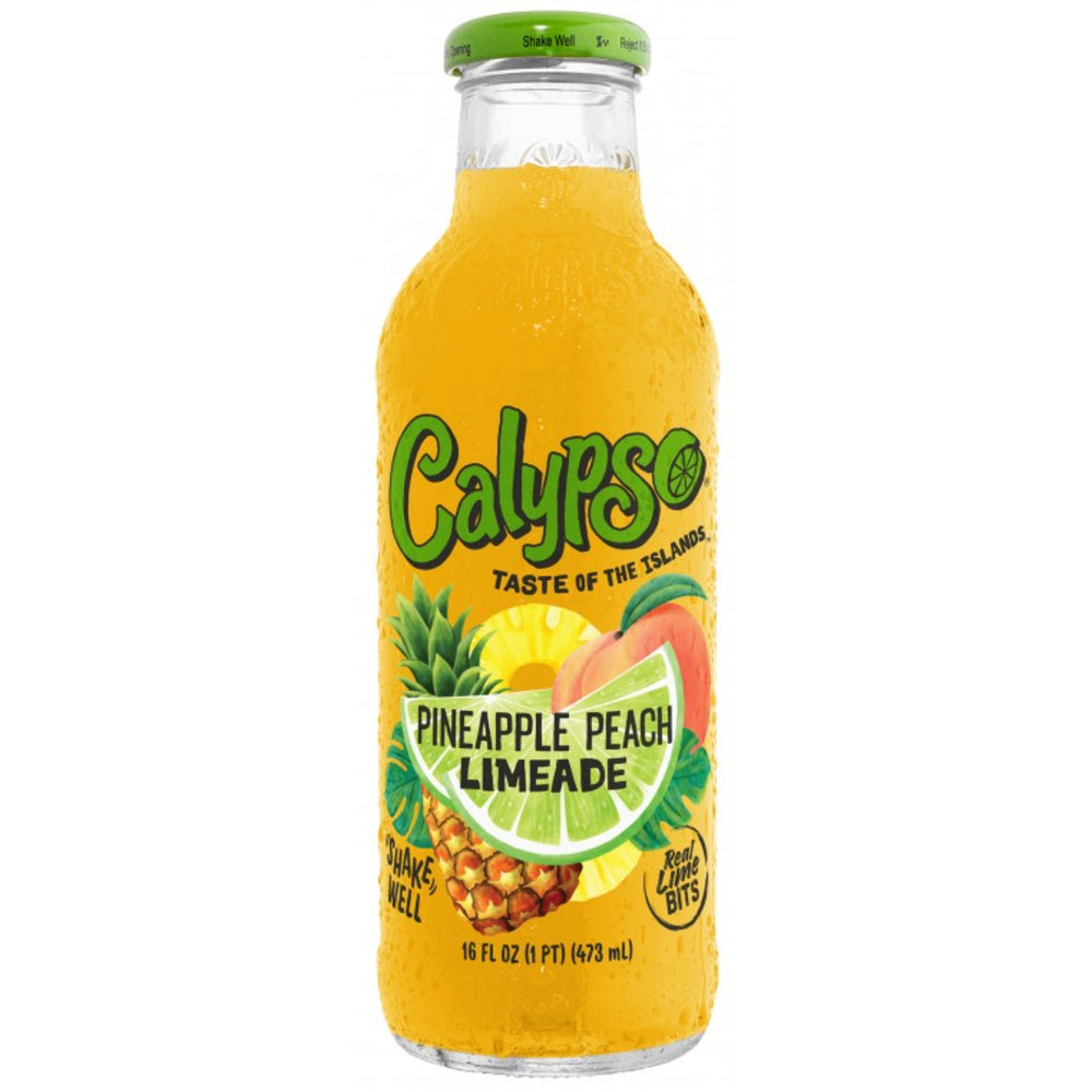 Calypso Pineapple Peach Limeade drink in Cornwall