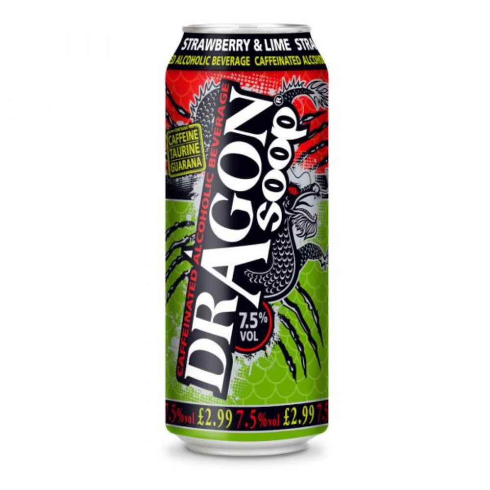 Dragon soop strawberry and lime drink