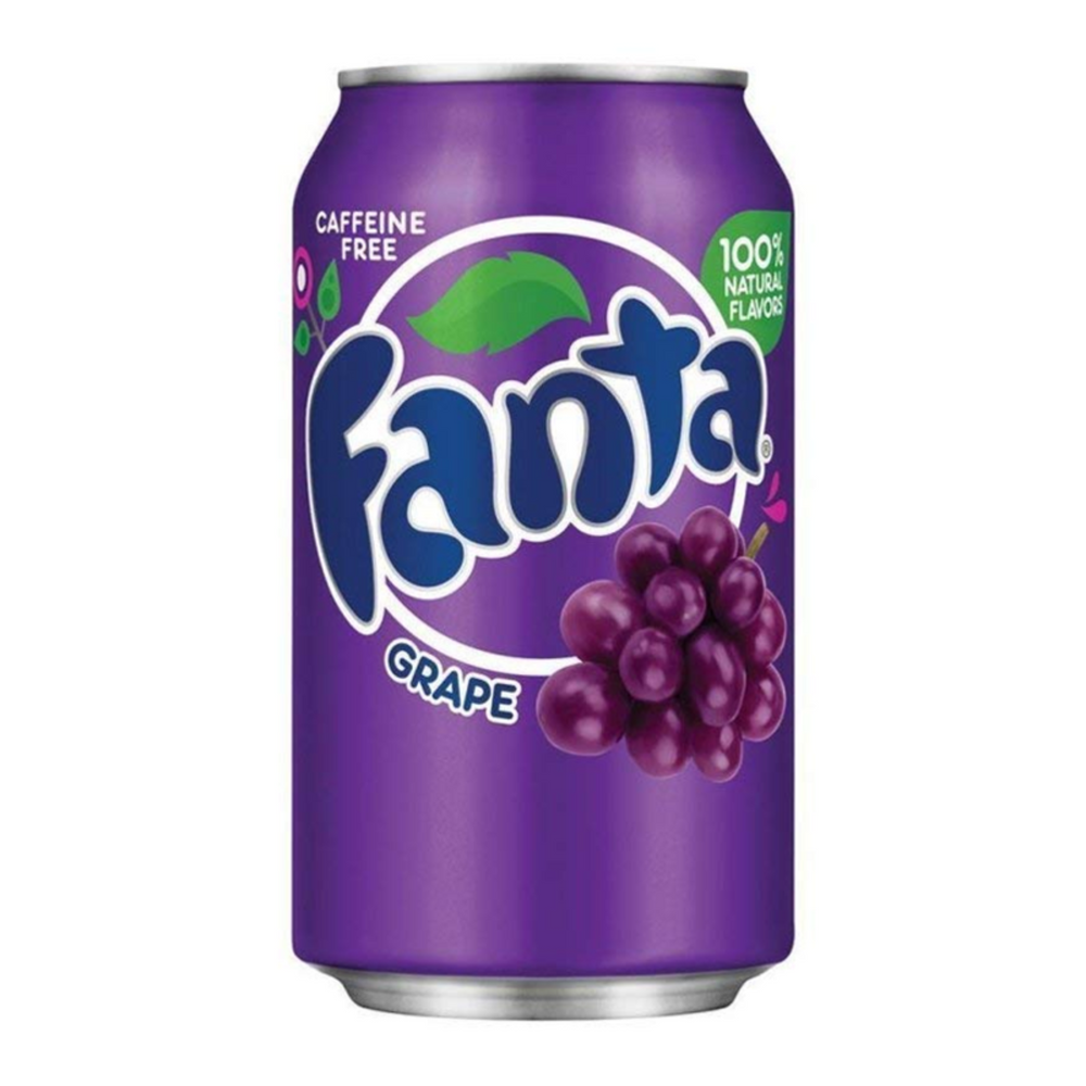 Fanta Grape Soda Cans 355ml